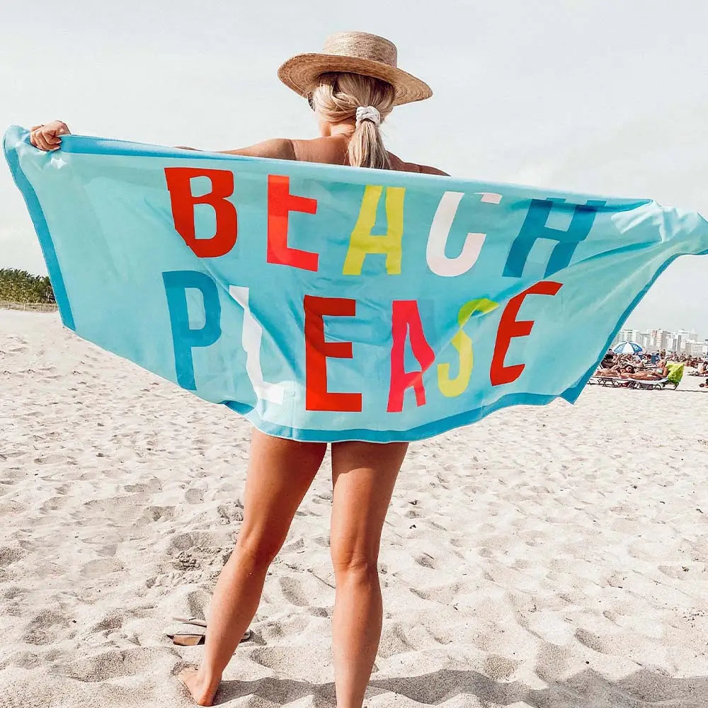 Beach Please Bundle (Tote Bag & Beach Towel)