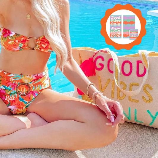 Good Vibes Only Bundle (Tote Bag & Beach Towel)