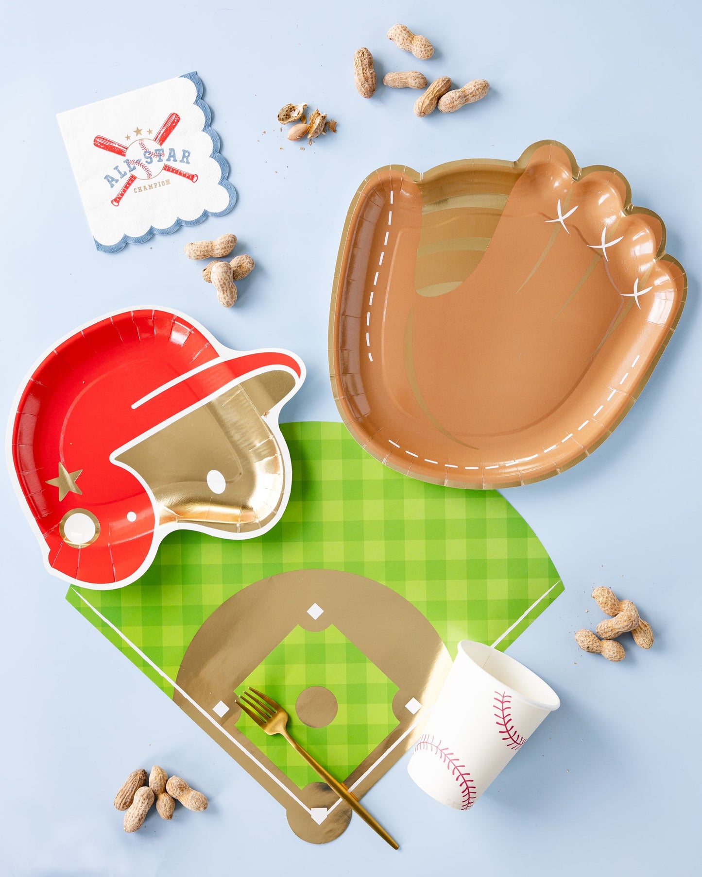 BASEBALL DIAMOND PAPER PLACEMAT