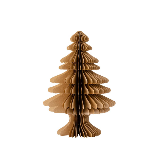 CHRISTMAS MEMORIES MEDIUM KRAFT PAPER TREE DECOR