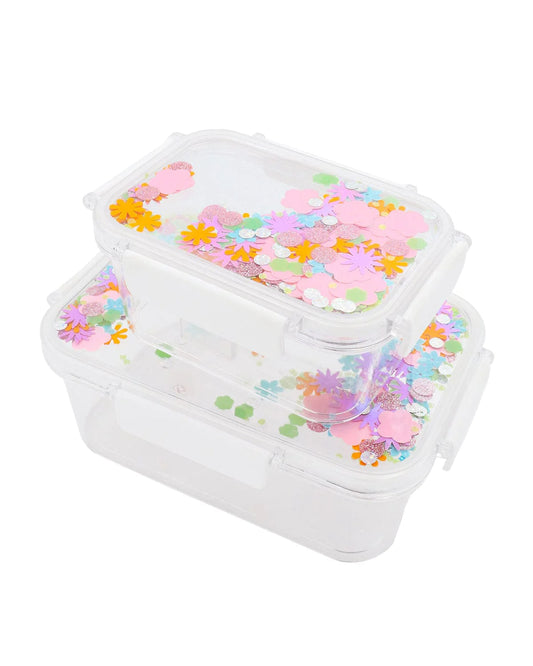 CONFETTI FOR LUNCH STORAGE SET OF TWO