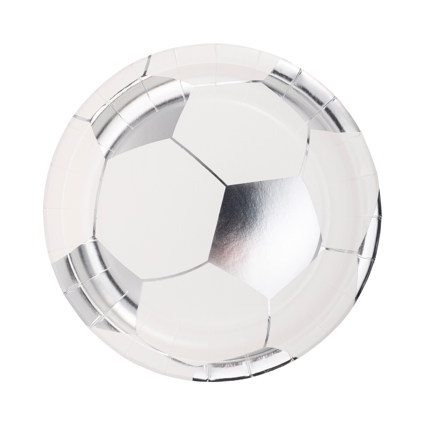 SOCCER BALL PAPER PLATE