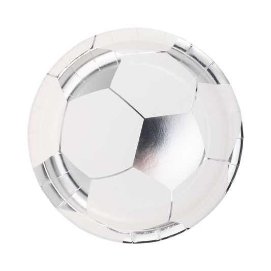 SOCCER BALL PAPER PLATE