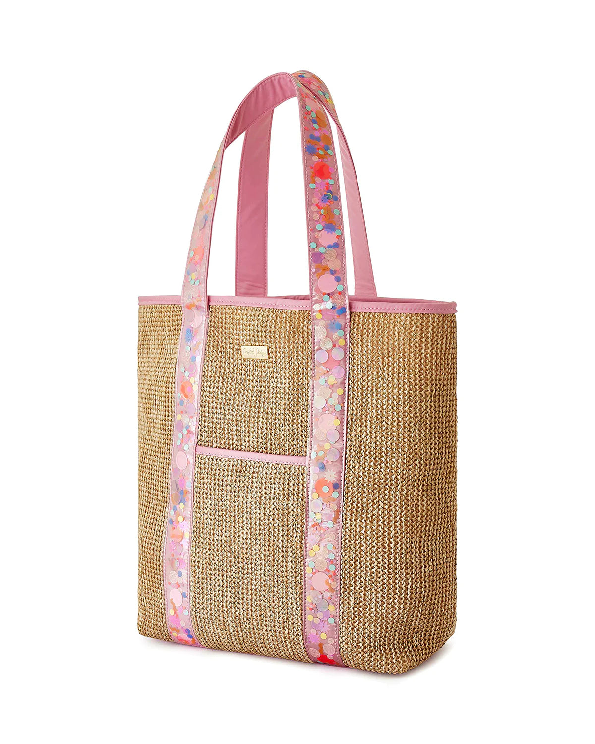 WOVEN CONFETTI TOTE BAG