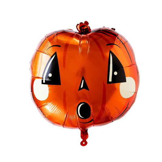 VINTAGE HALLOWEEN PUMPKIN MYLAR BALLOON