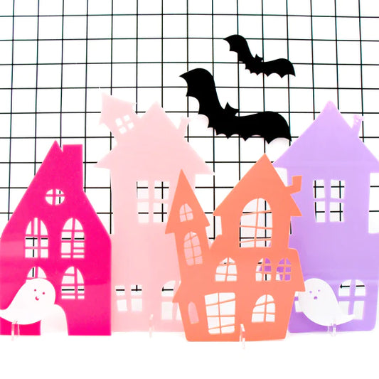 ACRYLIC HAUNTED HOUSE SET