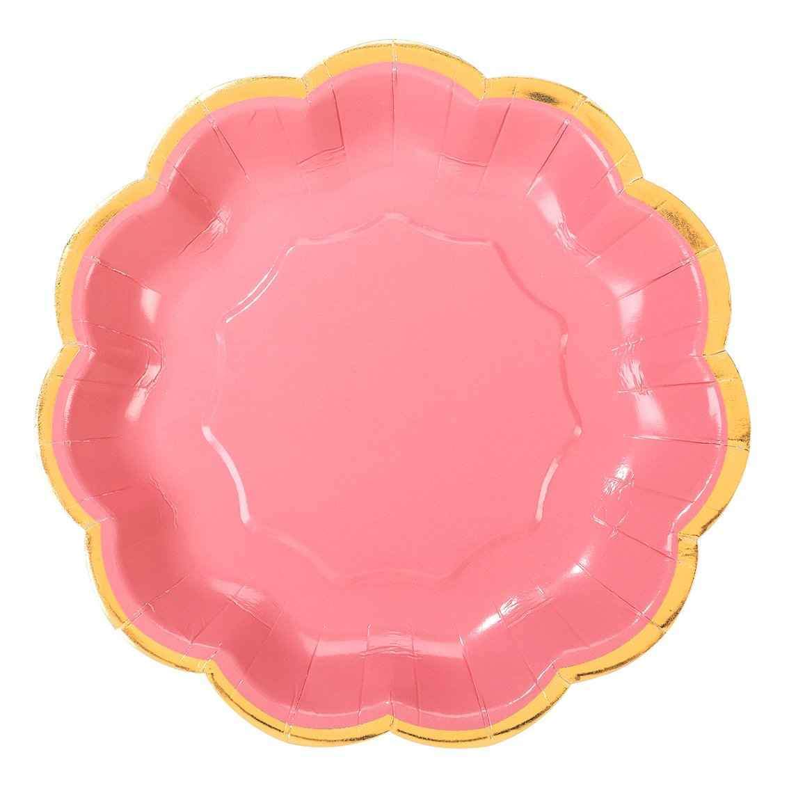 Rose Pink Party Plates