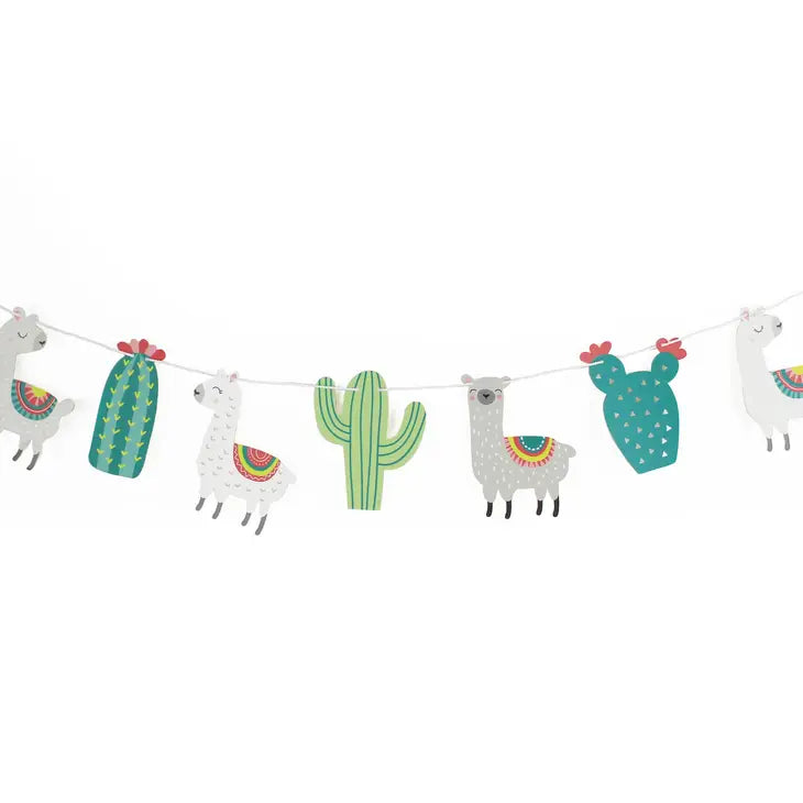 Llama and Cactus - Garland