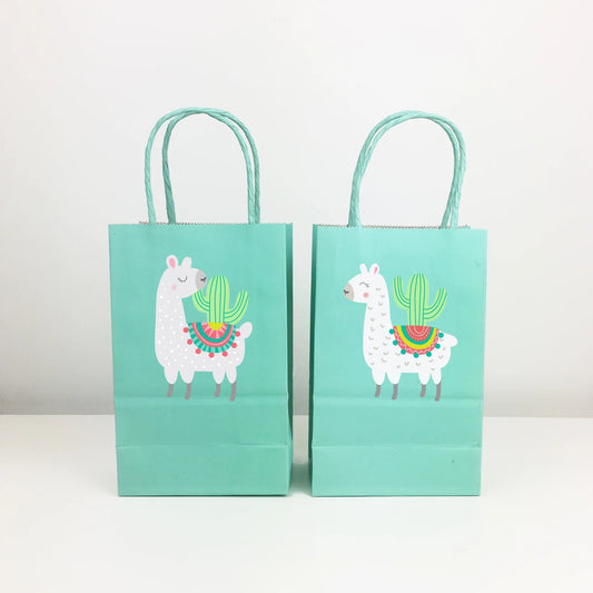 Llama Stickers for Gift Bags, 12 ct