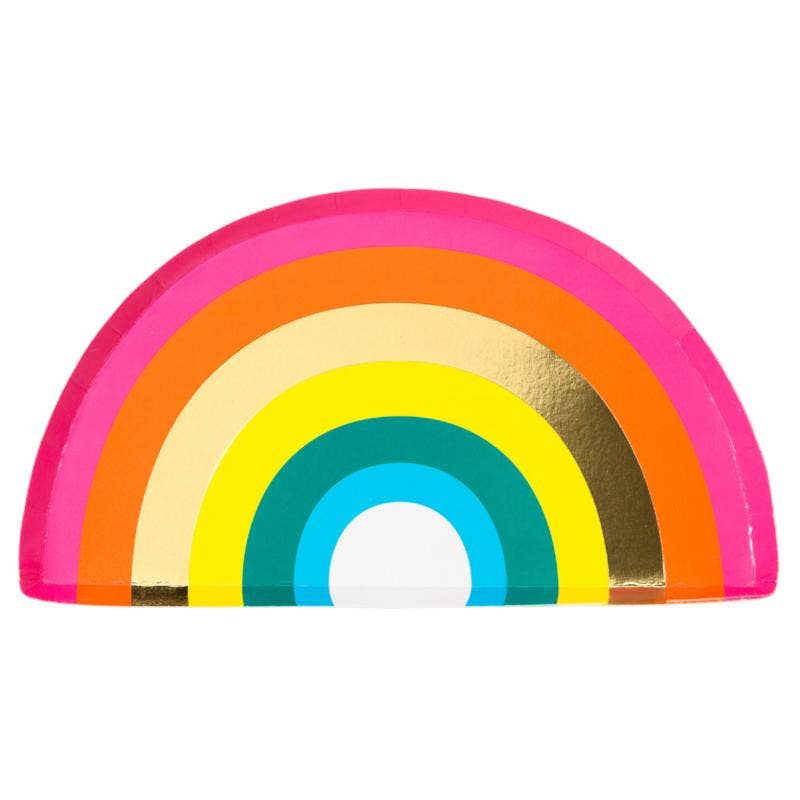 Rainbow Party Plates