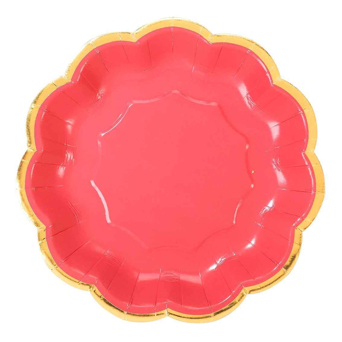 Rose Pink Party Plates