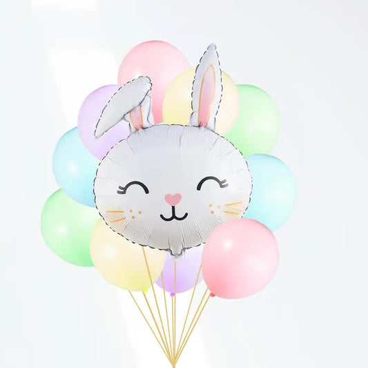 SPRING BUNNY PASTEL BALLOON BOUQUET (11 PACK)