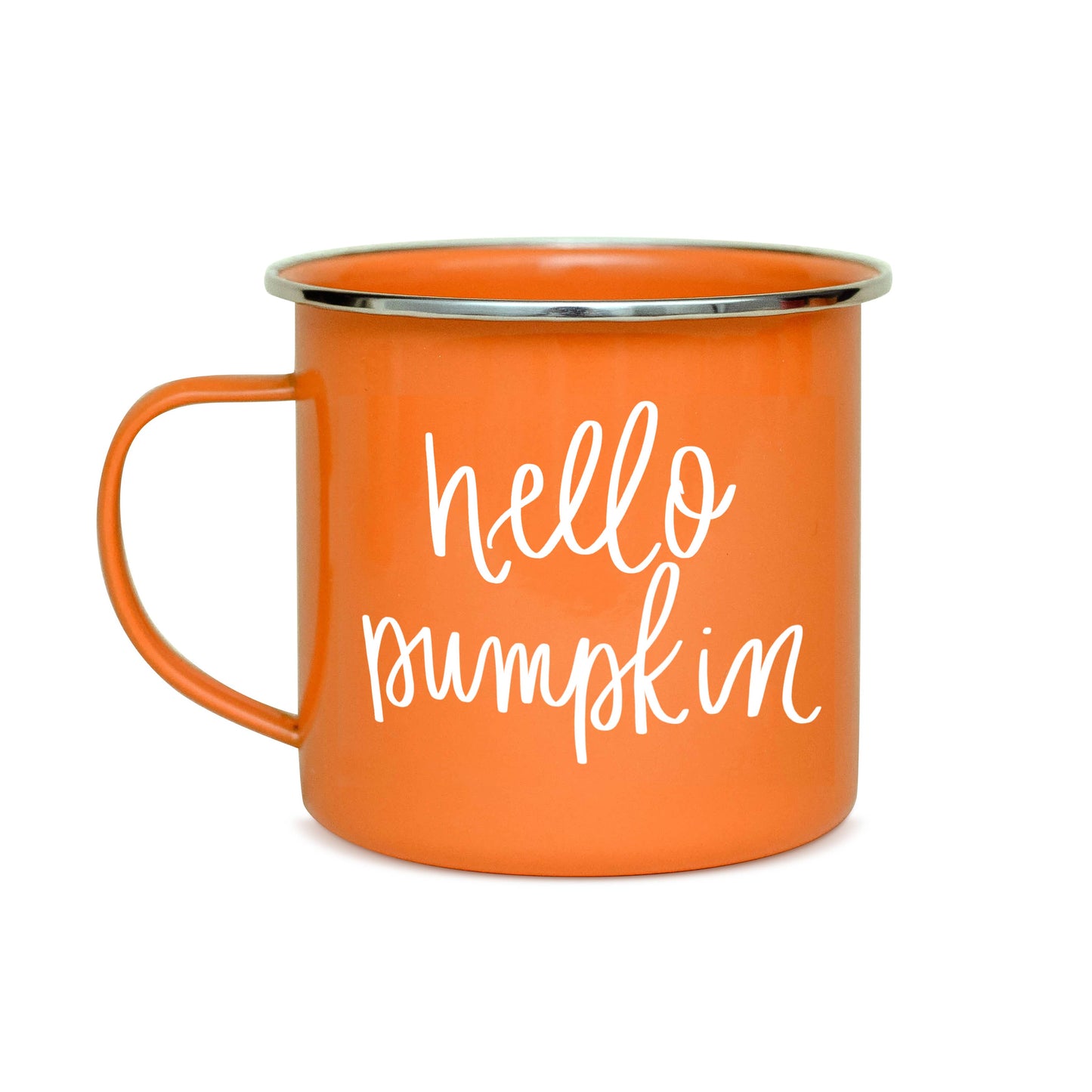 HELLO PUMPKIN - ORANGE CAMPFIRE COFFE MUG (18oz)