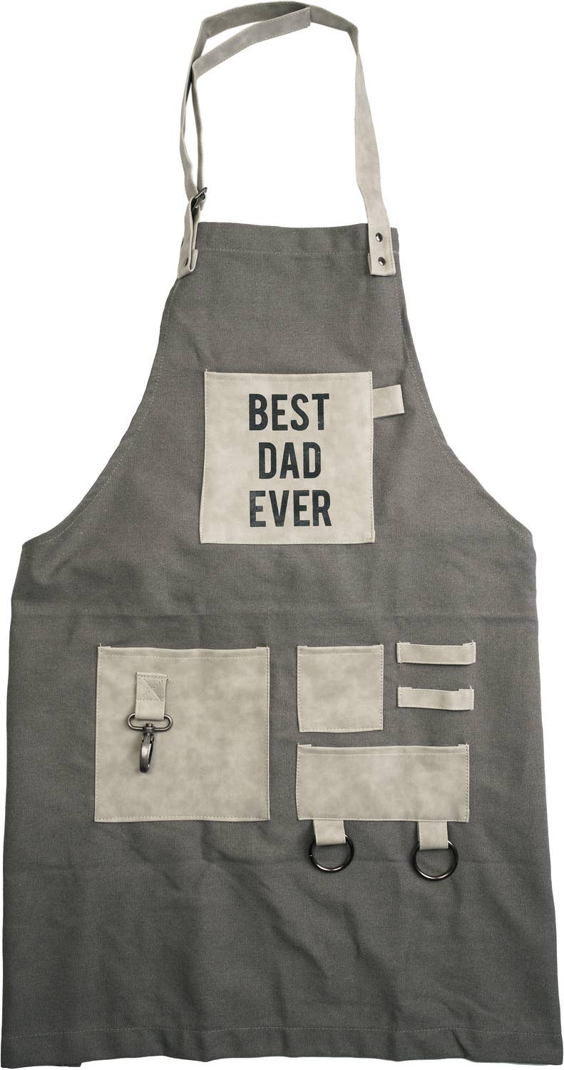 Best Dad - Canvas Grilling Apron