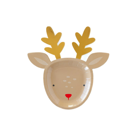 DEAR RUDOLPH REINDEER PLATE