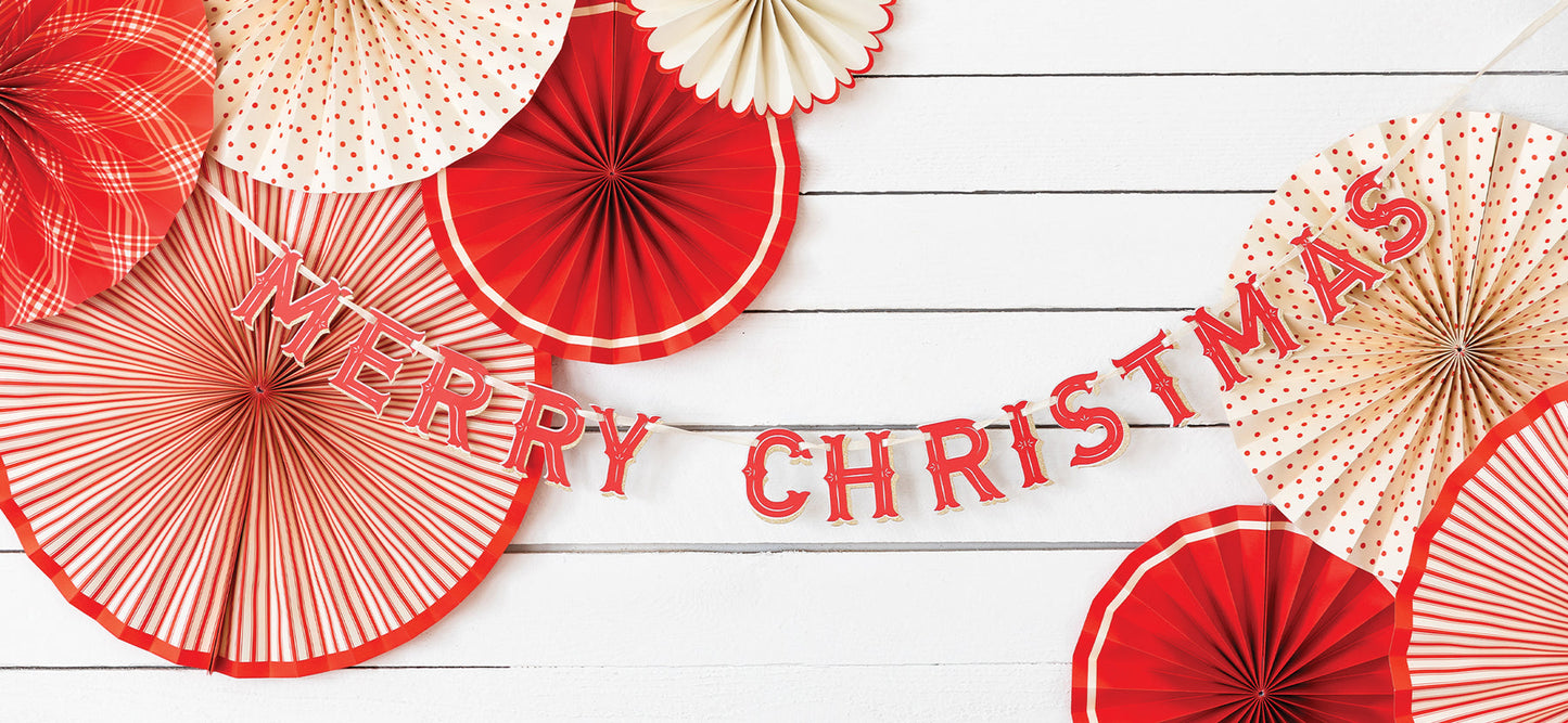 BELIEVE MERRY CHRISTMAS BANNER