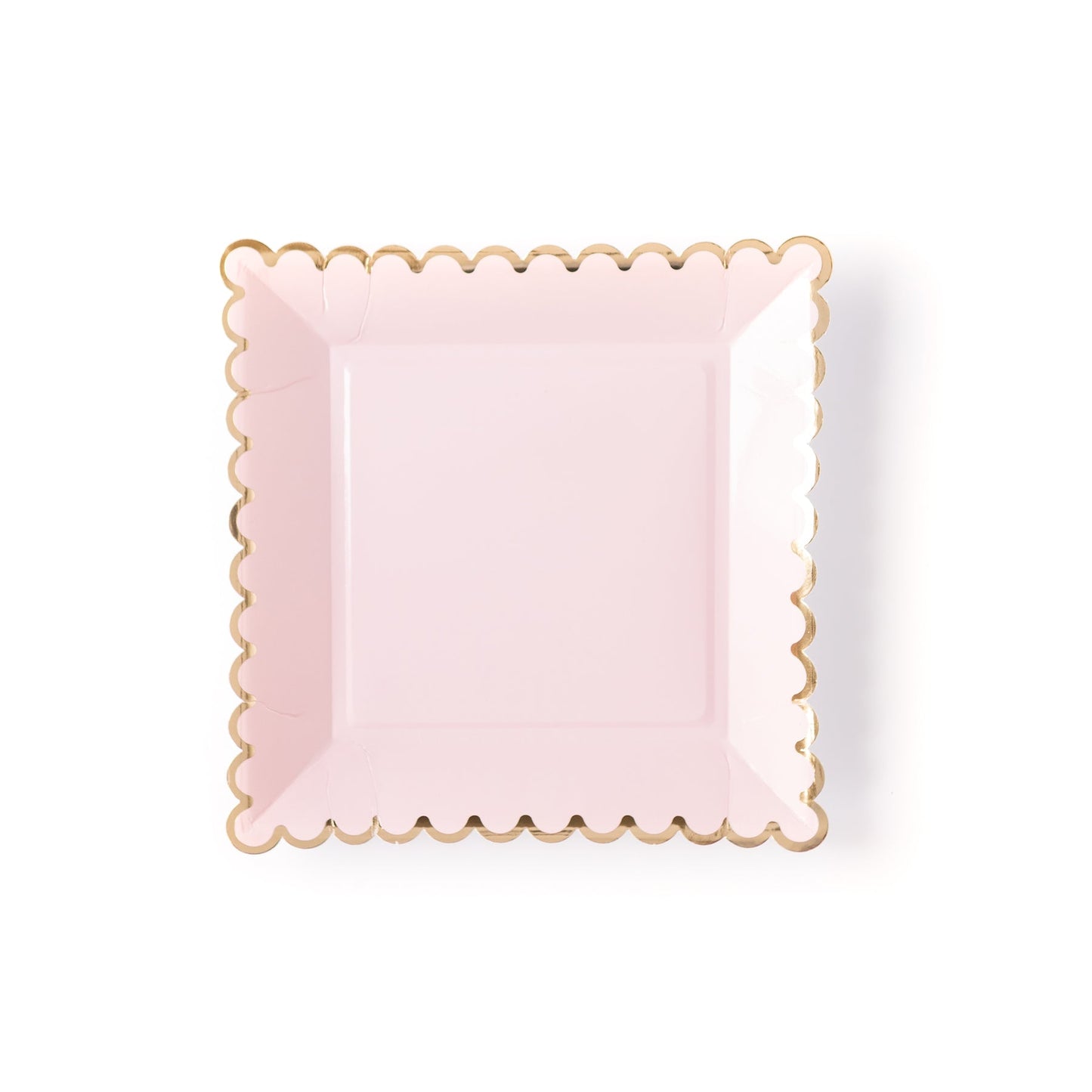 BLUSH SCALLOPED PLATES