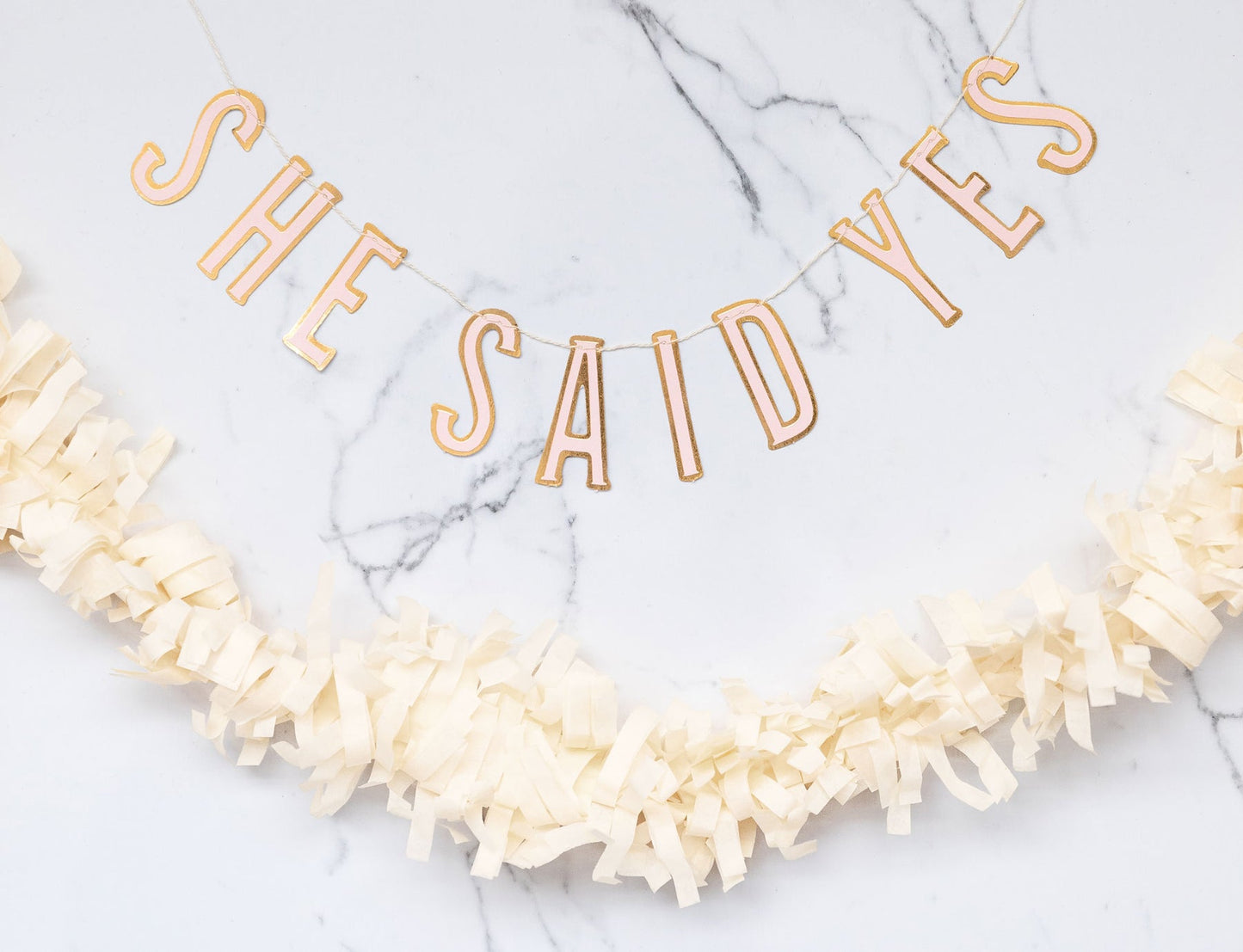 BRIDE TO BE MINI BANNER SET