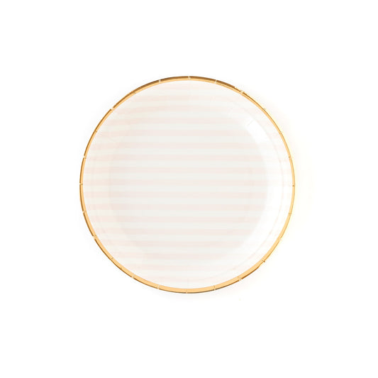 BRIDE TO BE STRIPED 9" PLATES