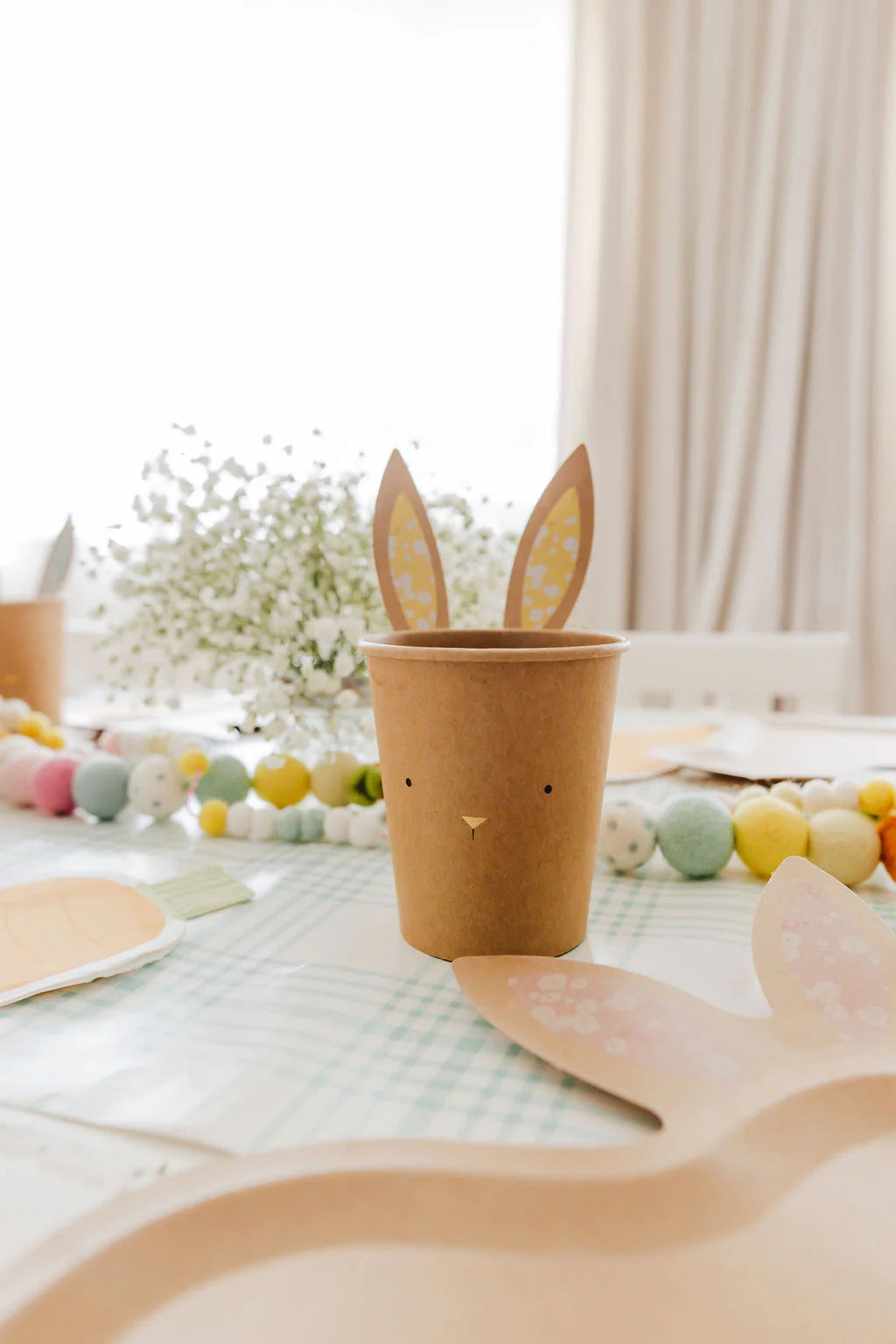 EASTER BUNNY KRAFT CUPS