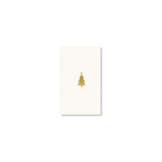 GOLDEN HOLIDAY GOLD TREE GUEST NAPKIN