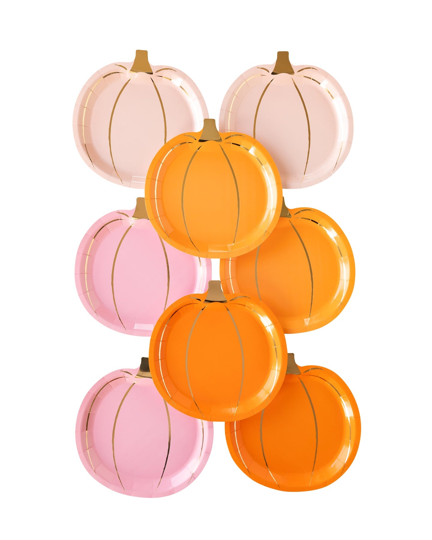 HAPPY HAUNTING MODERN PUMPKIN PLATE SET