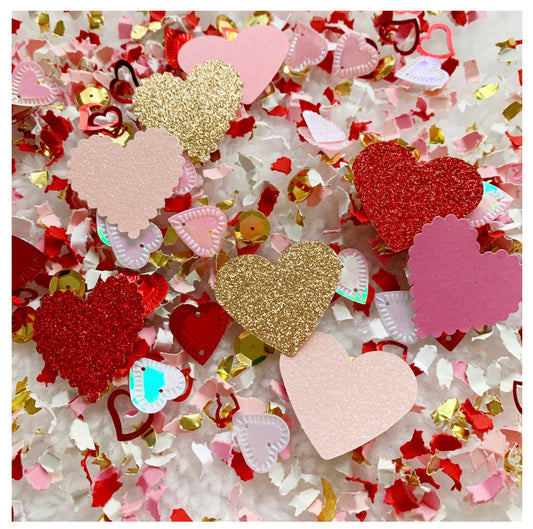 Classic Valentine Heart Confetti