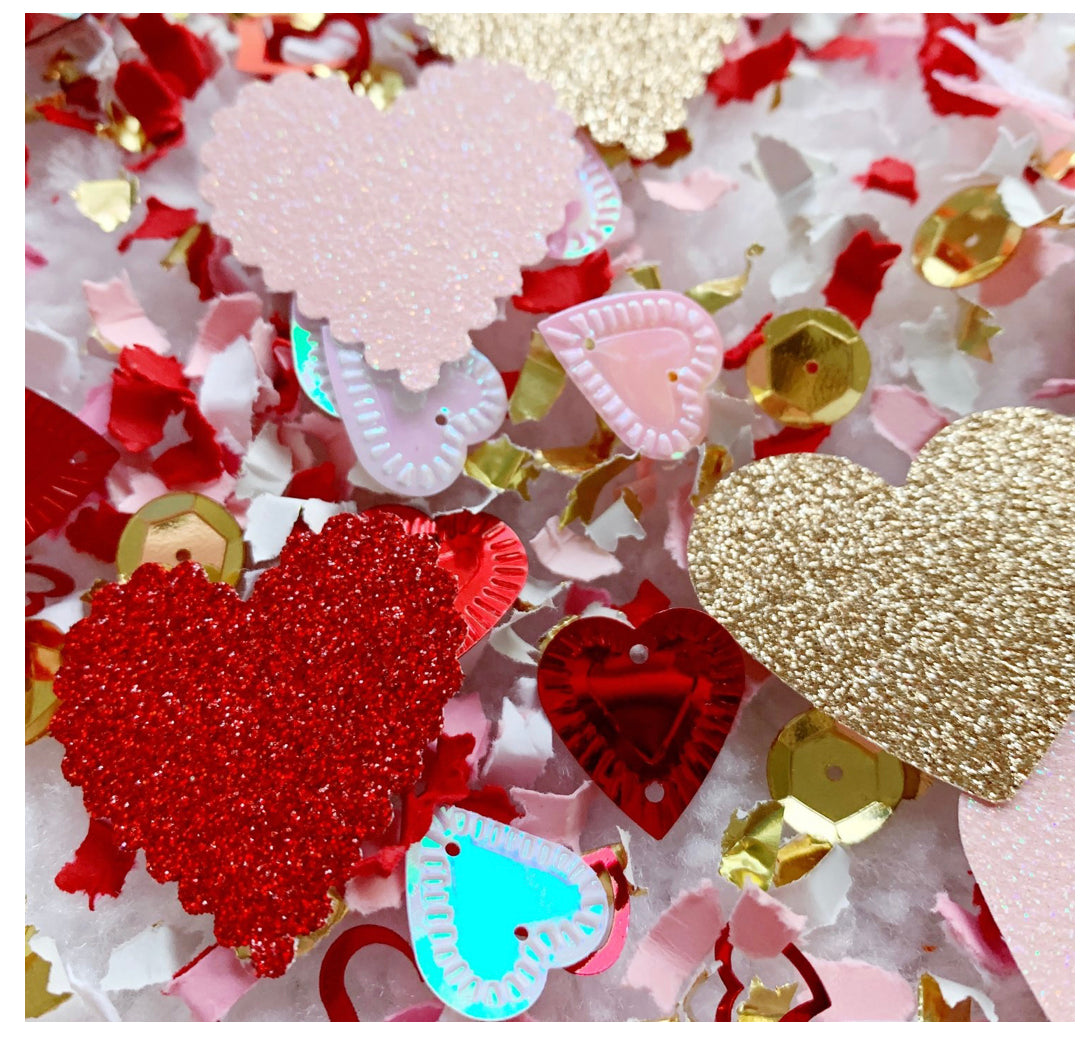 Classic Valentine Heart Confetti