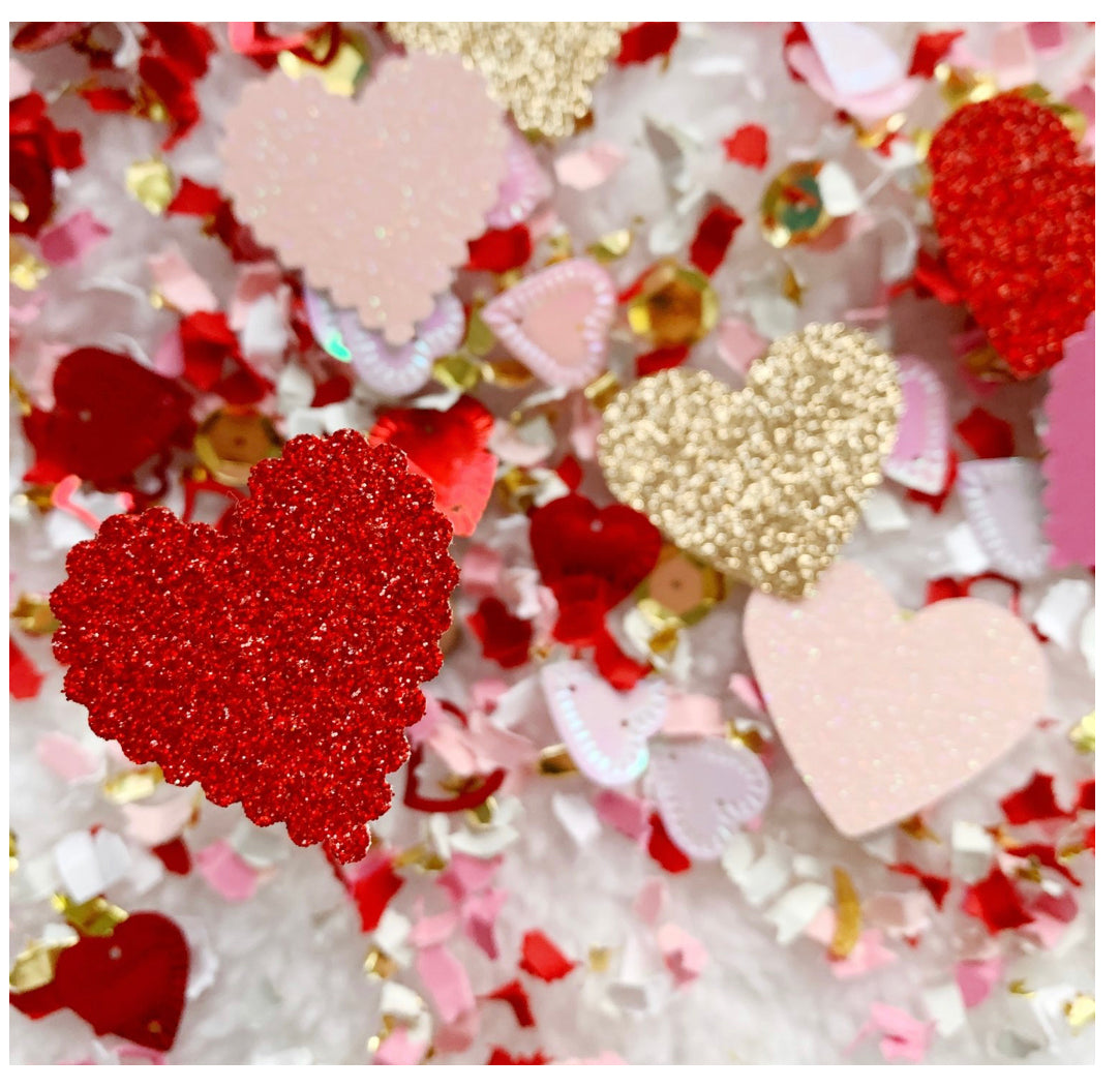 Classic Valentine Heart Confetti