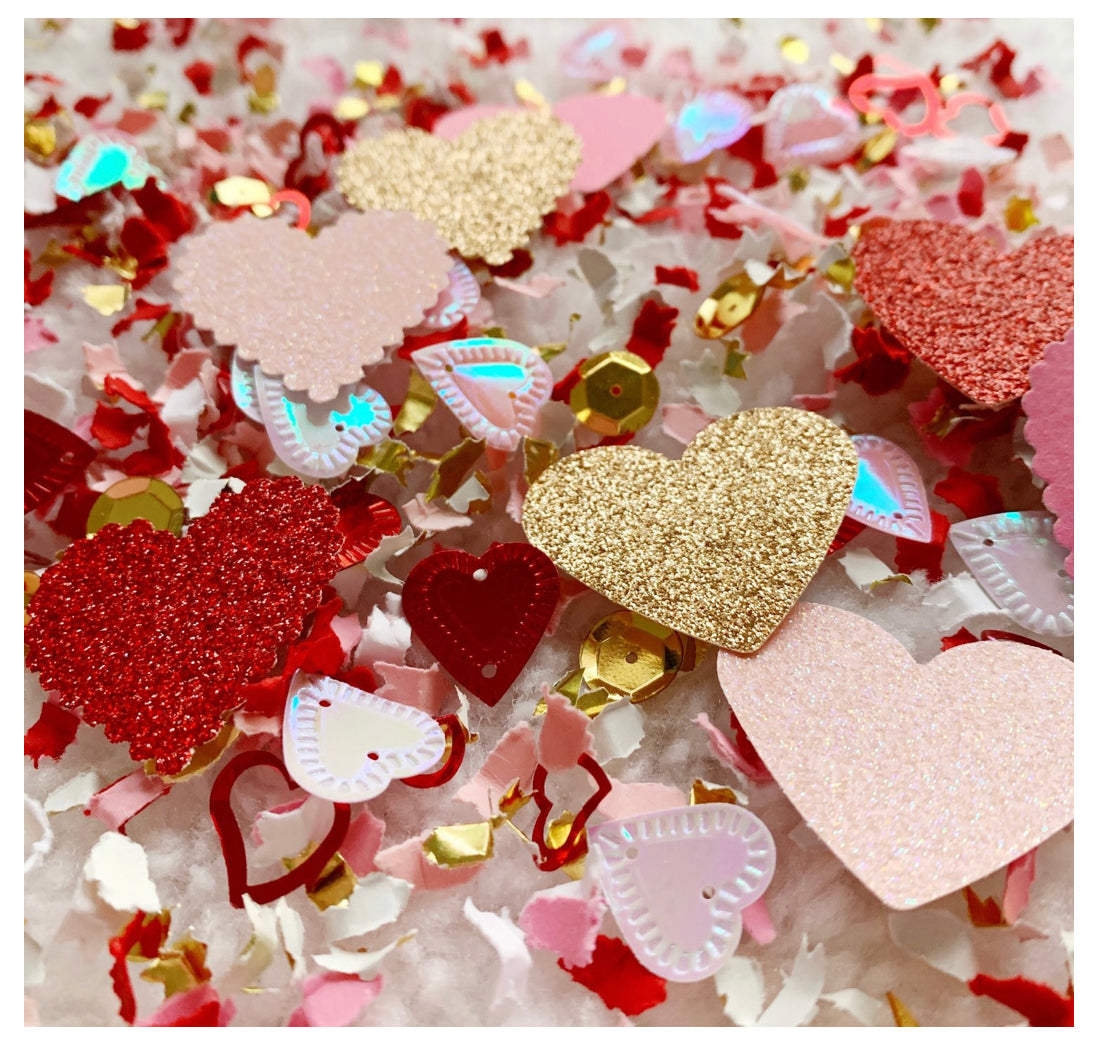 Classic Valentine Heart Confetti