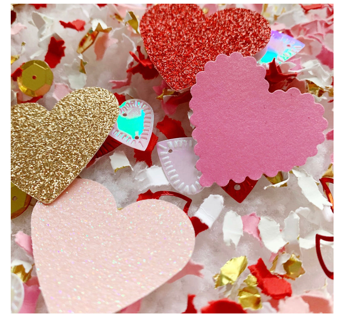 Classic Valentine Heart Confetti