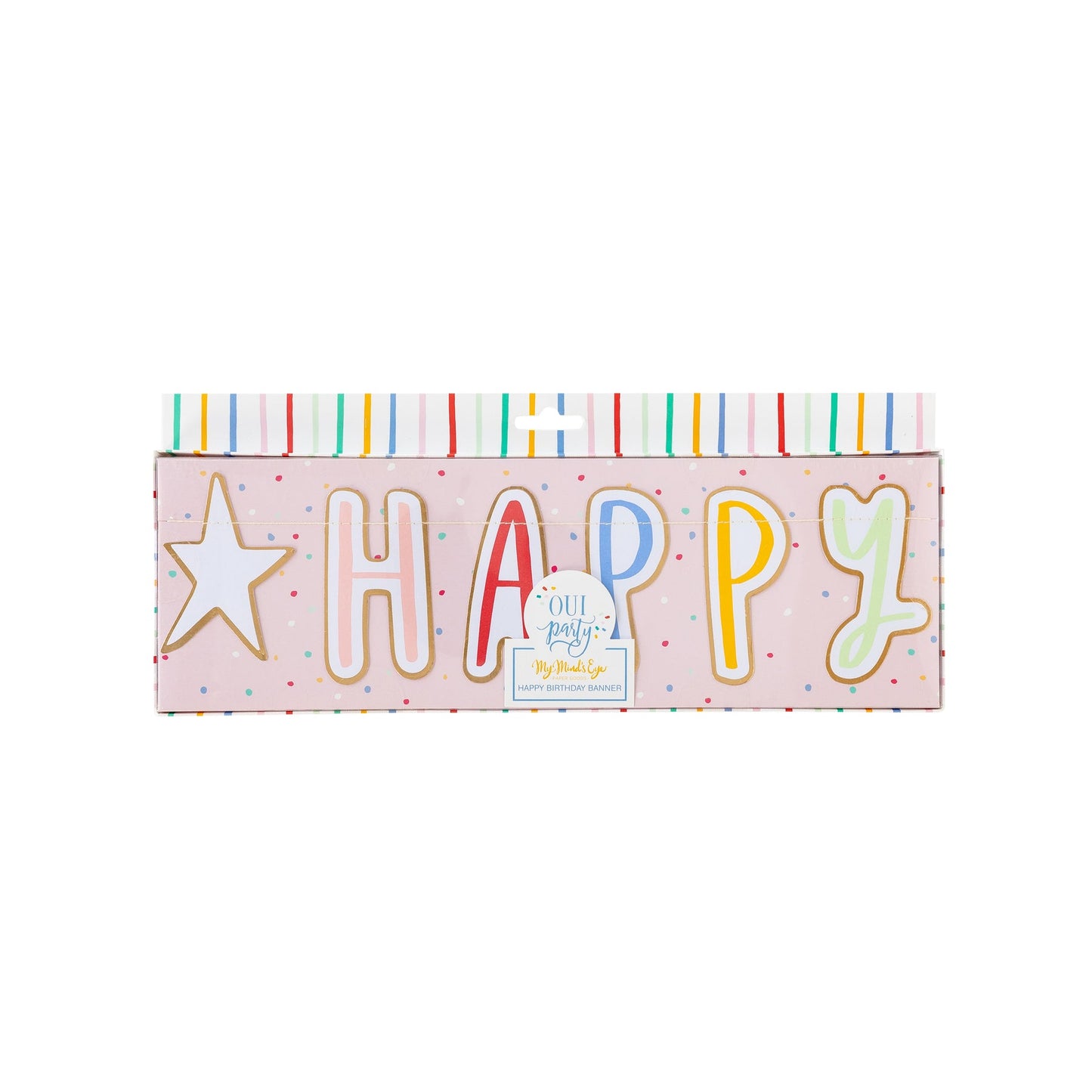 OUI PARTY BIRTHDAY HAPPY BIRTHDAY BANNER