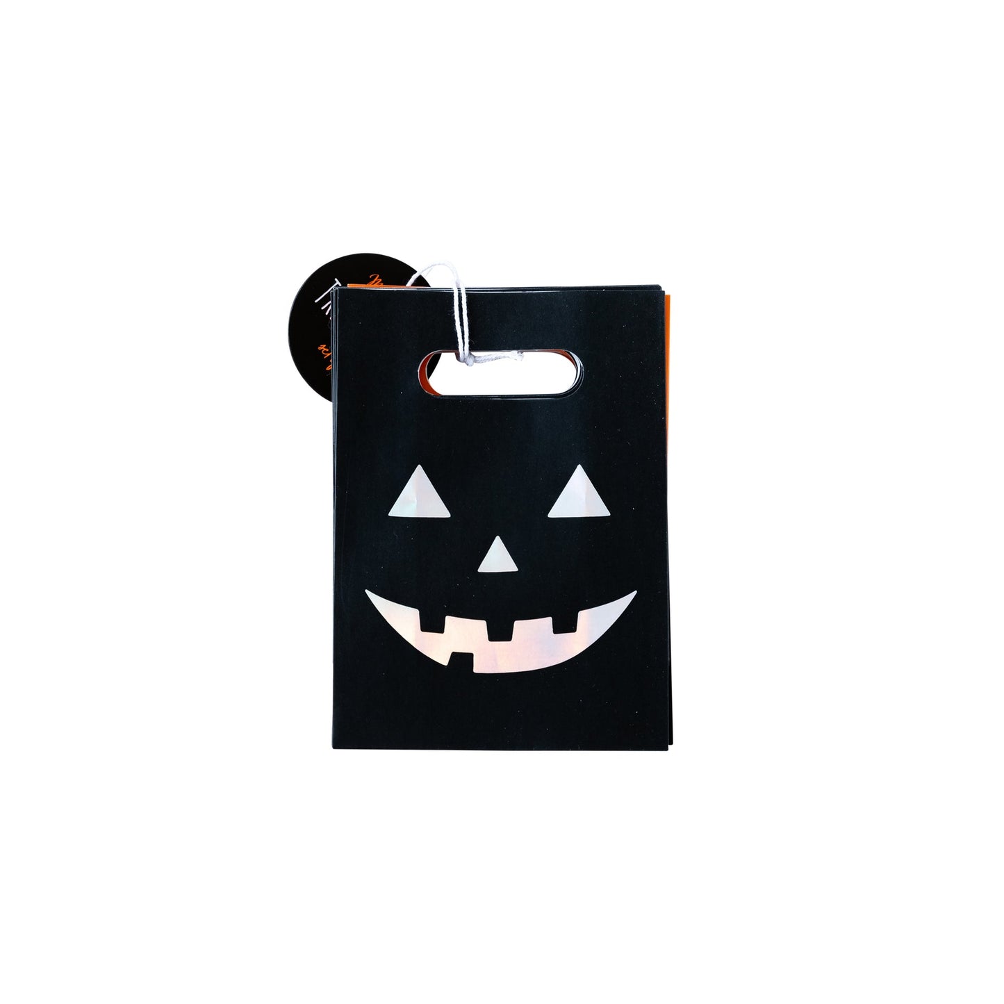 HOLOGRAPHIC JACK-O-LANTERN TREAT BAGS