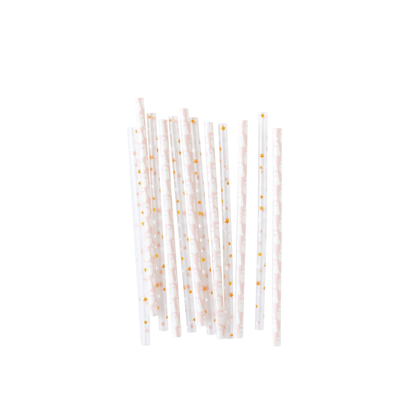 GHOSTS AND STARS REUSABLE STRAWS