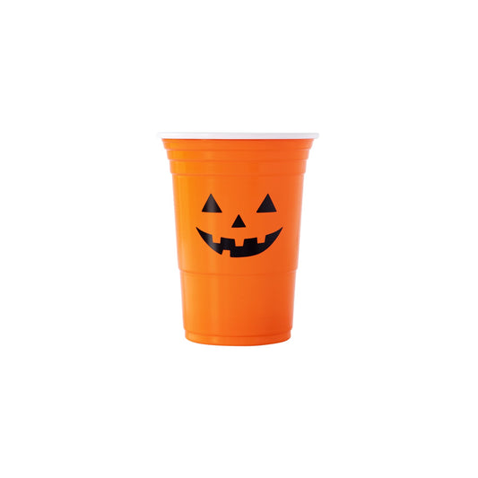 JACK-O-LANTERN PLASTIC PARTY CUPS