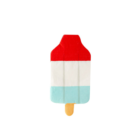 ROCKET POP SHAPED PAPER GUEST TOWEL NAPKIN