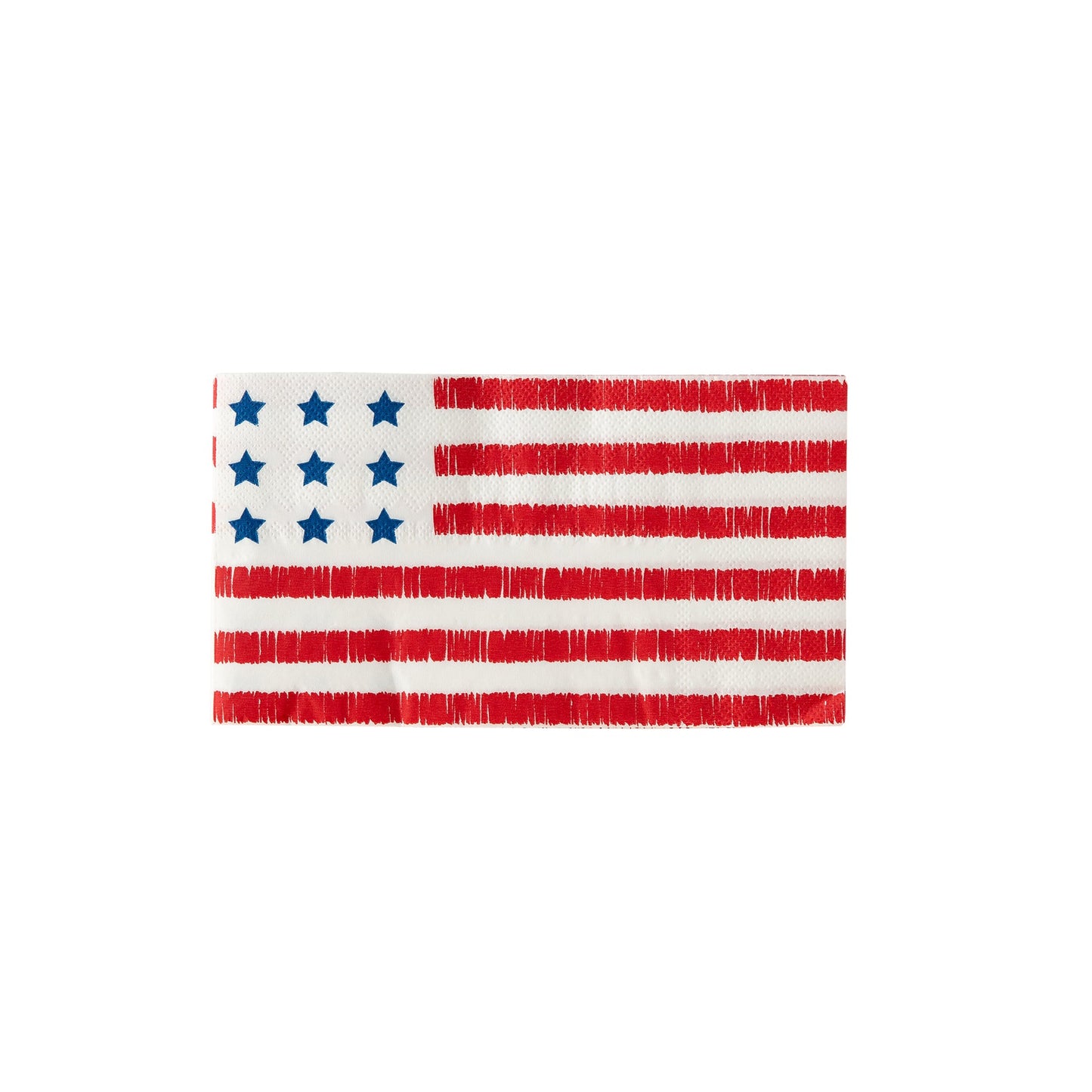 AMERICAN FLAG PAPER GUEST TOWEL NAPKIN