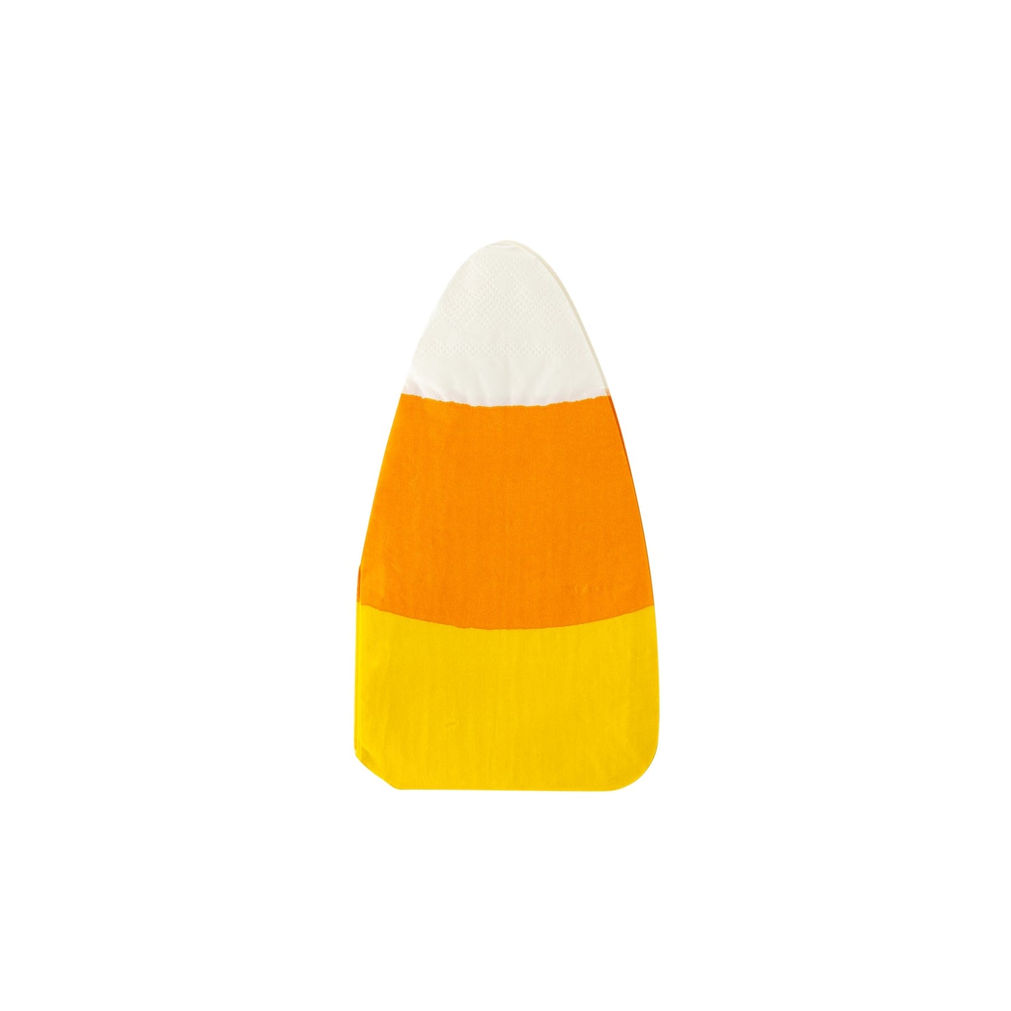 CANDY CORN SHAPED PAPER GUEST TOWEL NAPKIN