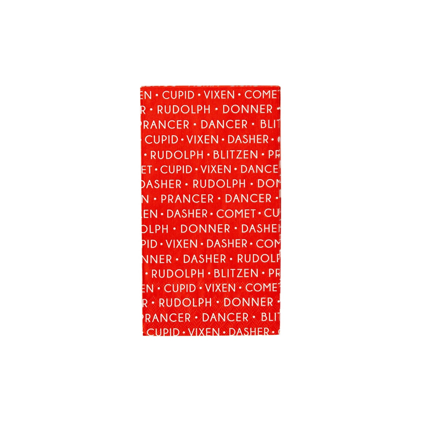 REINDEER NAMES GUEST TOWEL NAPKIN