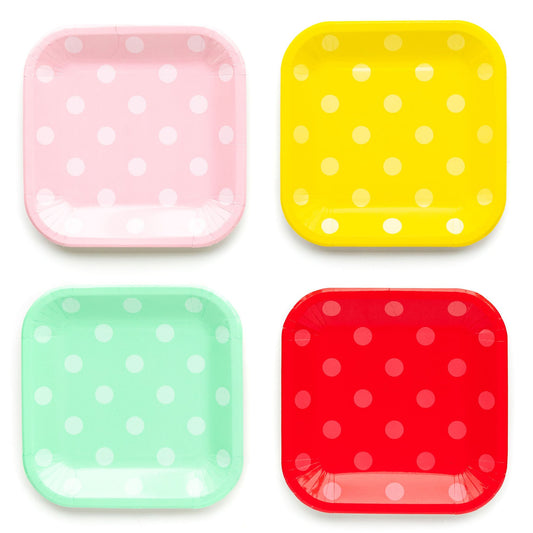 POLKA DOT PLATES SET