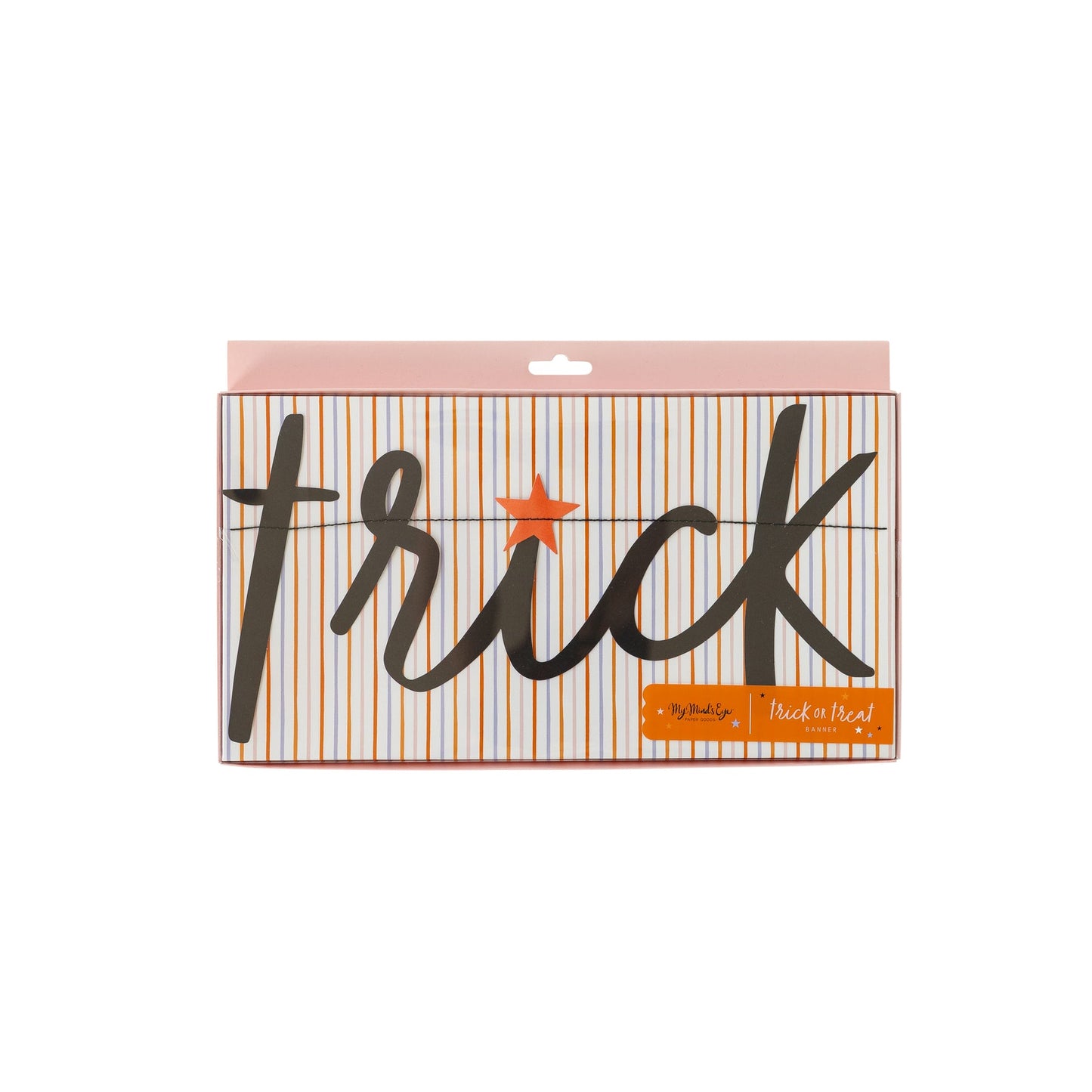 TRICK OR TREAT WORD BANNER