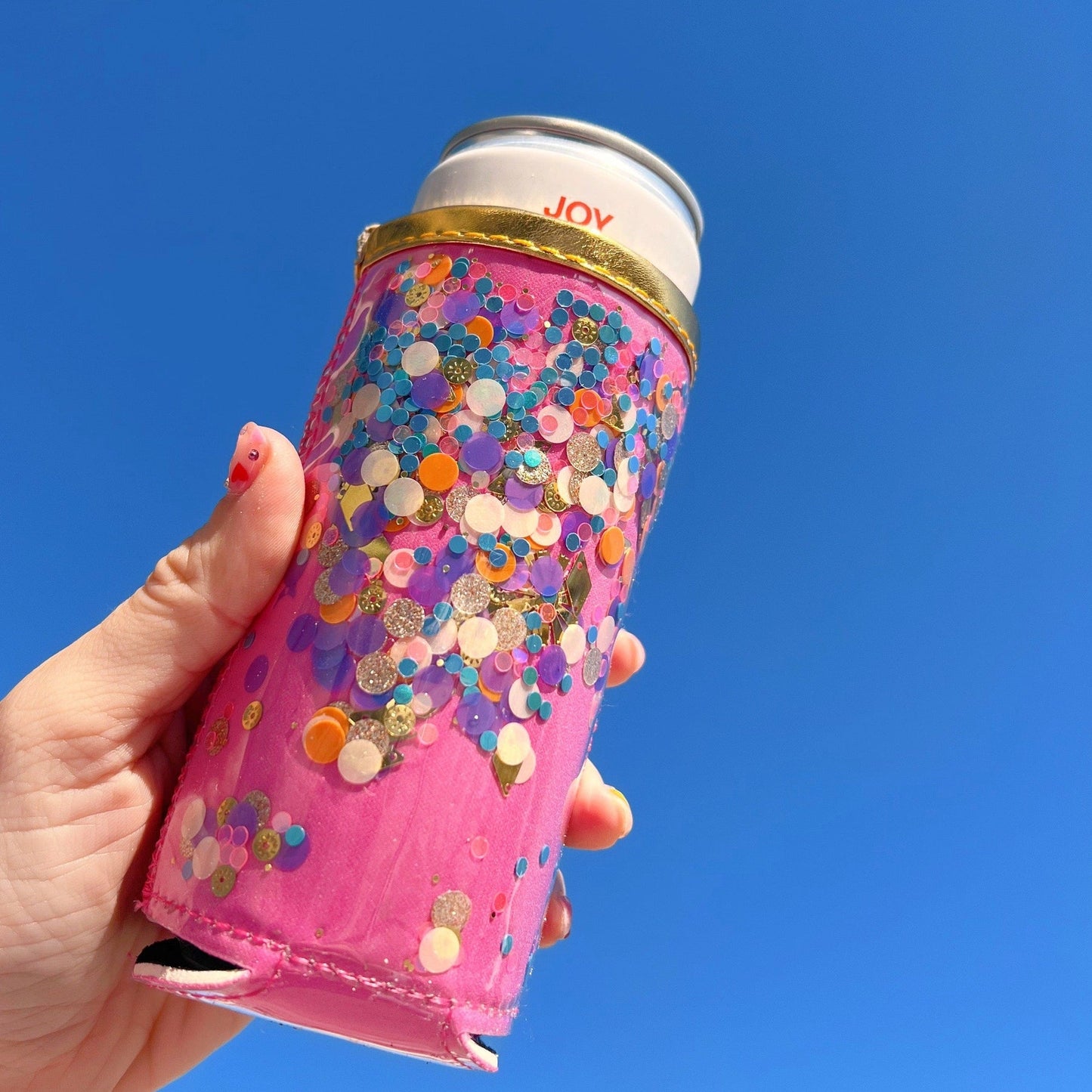 THE SKINNY CONFETTI CAN COOLER