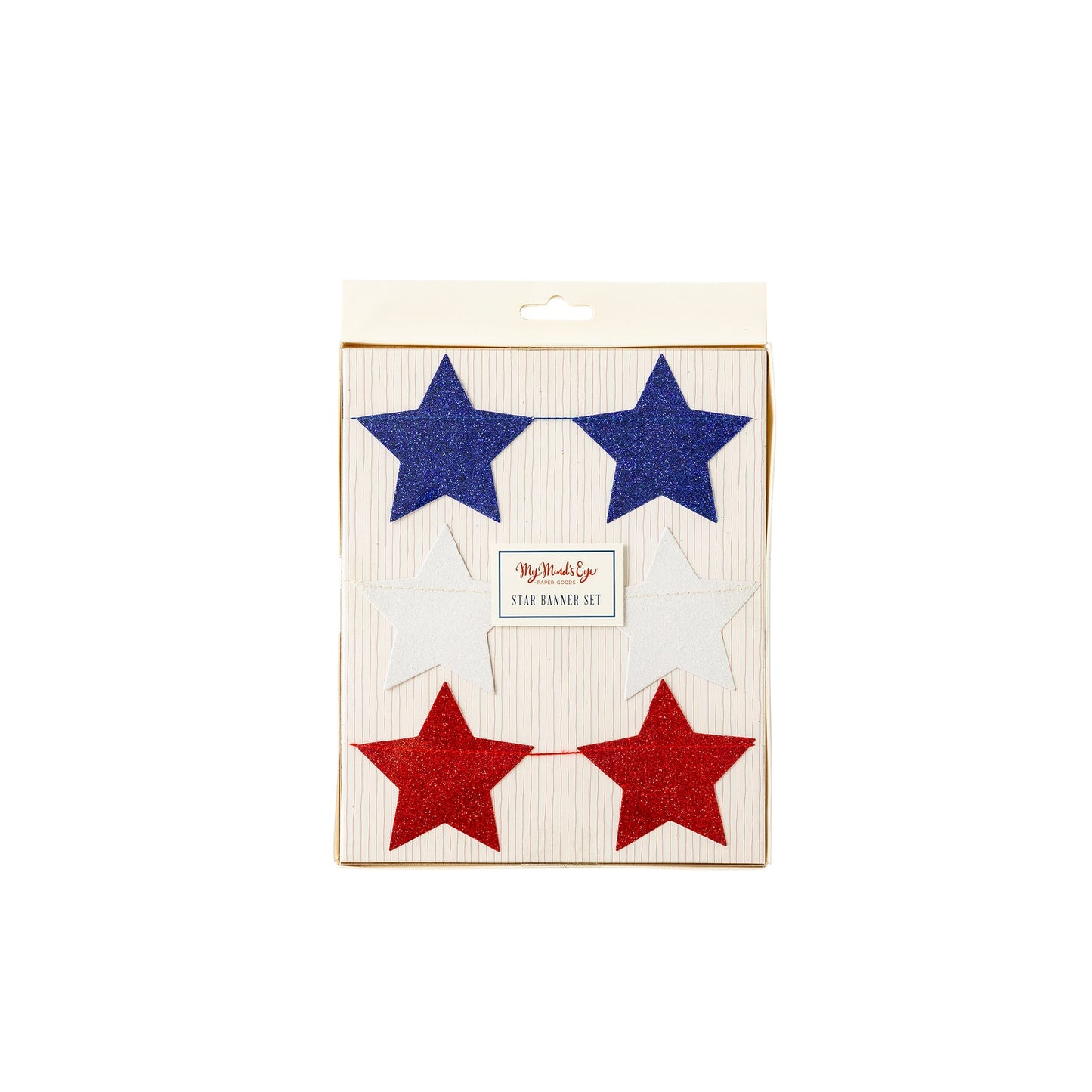 STARS AND STRIPES STAR MINI BANNER