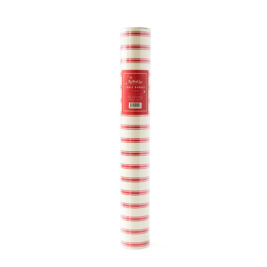 RED STRIPED TABLE RUNNER