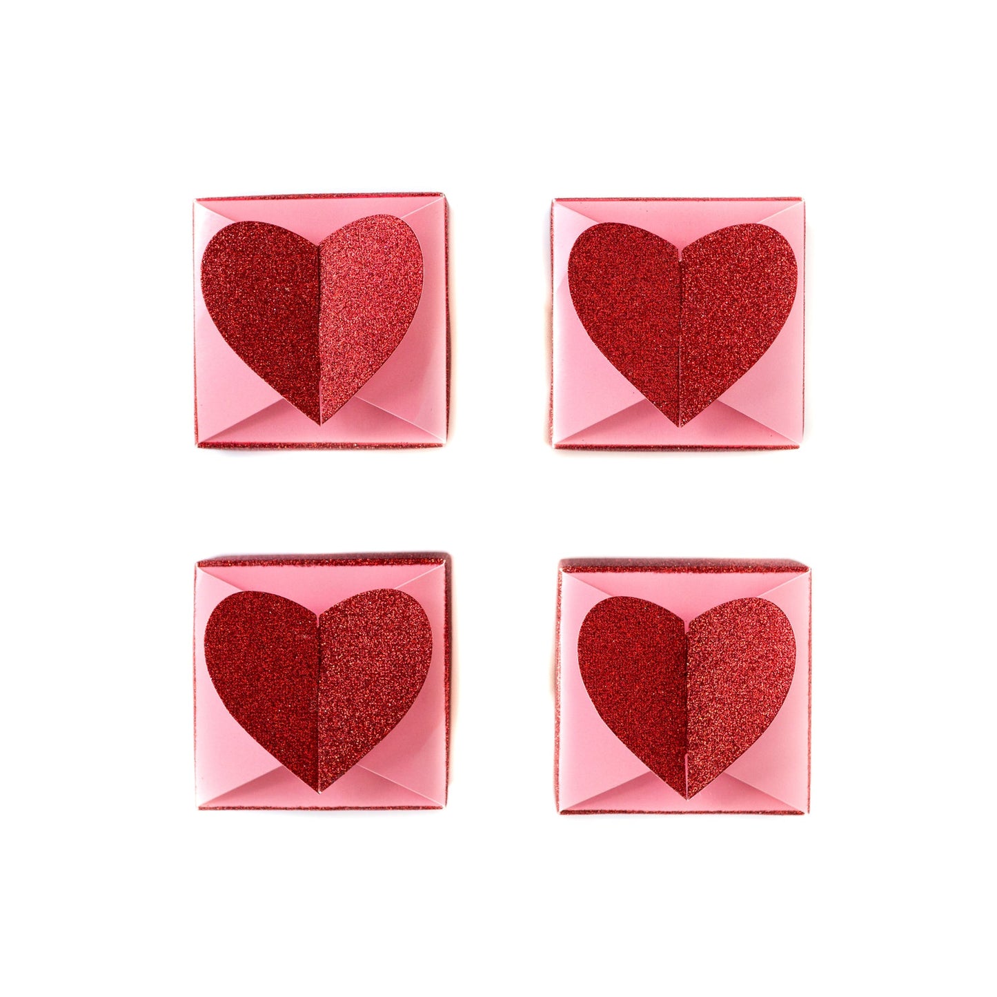 VALENTINE HEART FAVOR BOXES