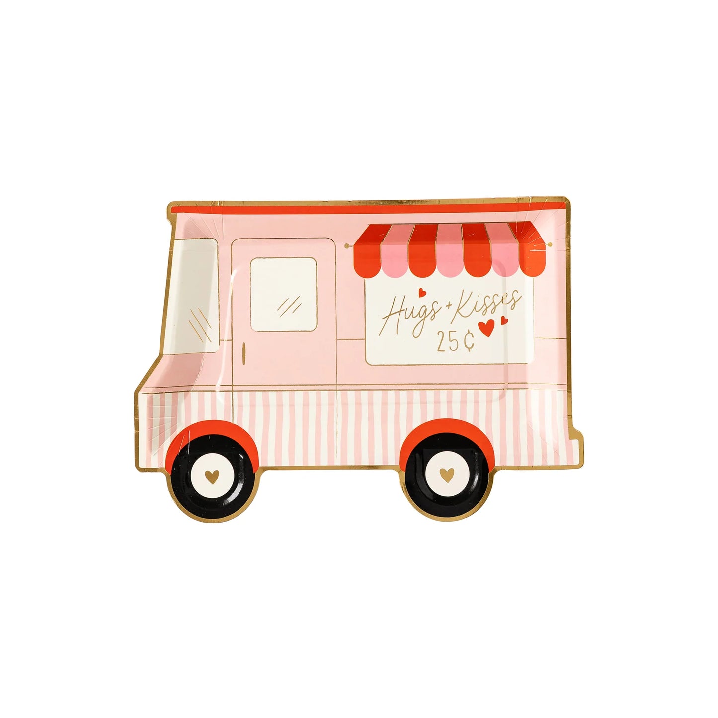 VALENTINE TRUCK SHAPED PLATE