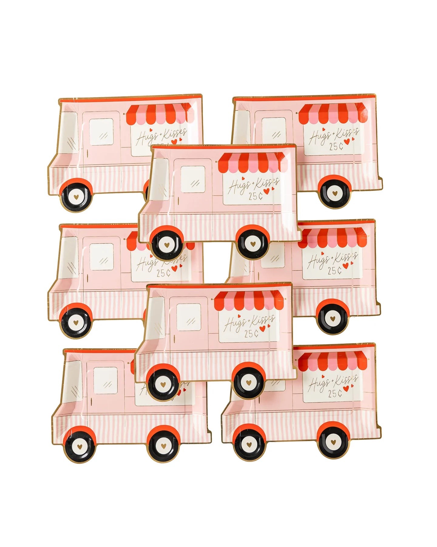 VALENTINE TRUCK SHAPED PLATE