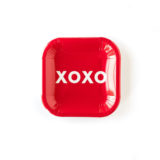 VALENTINE XOXO 7" PLATES