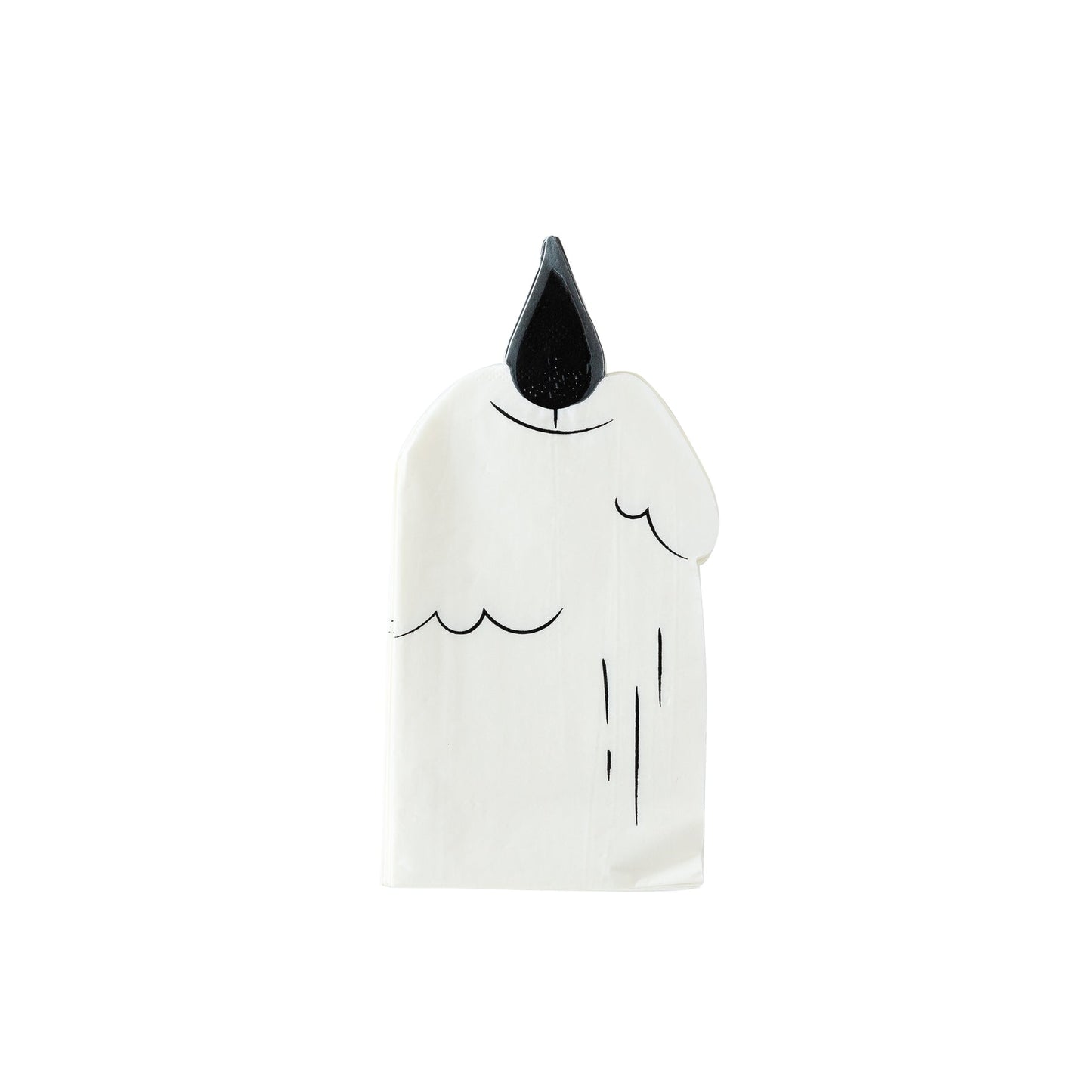 WITCHING HOUR CANDLE SHAPED NAPKIN