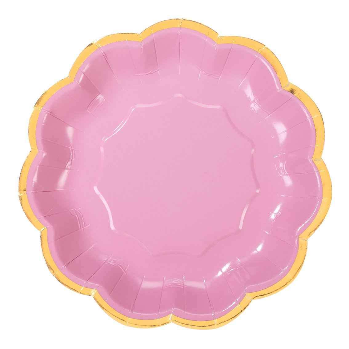 Rose Pink Party Plates